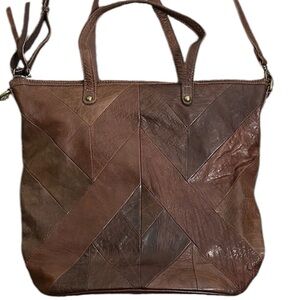 Lucky brand brown tote bag size medium